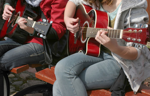 Kids guitar lesson